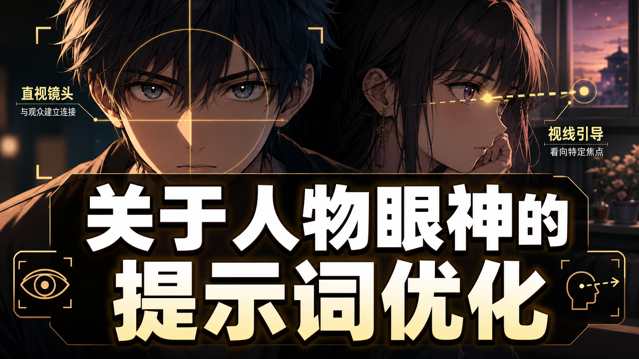 关于人物眼神的提示词优化