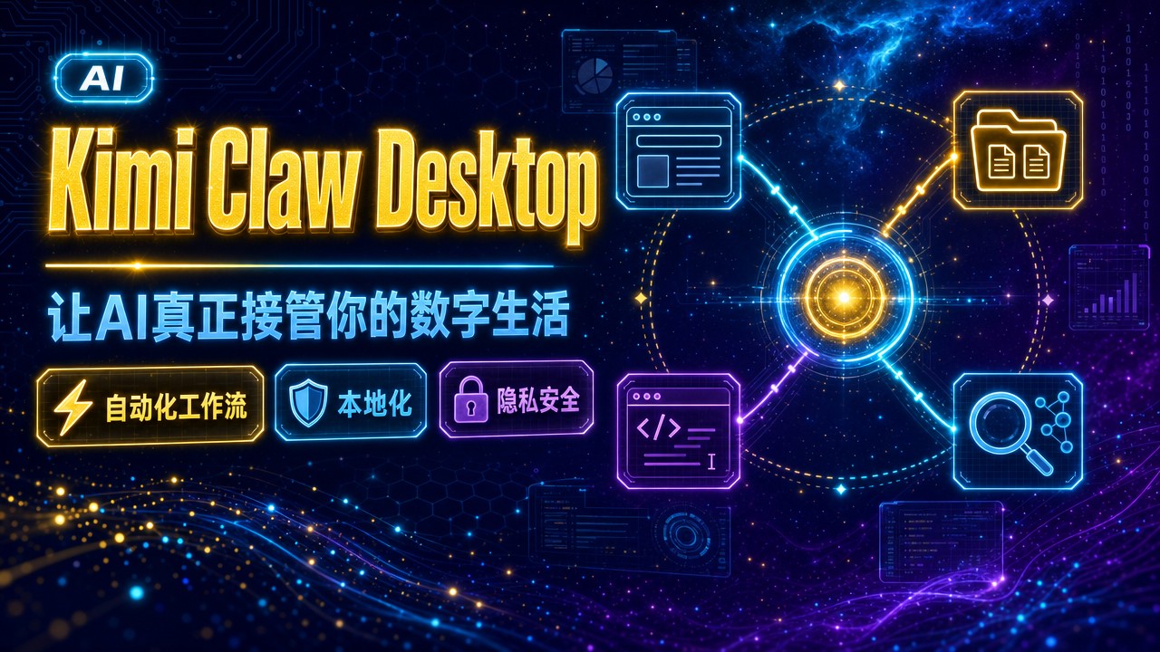 Kimi Claw Desktop —— 让AI真正接管你的数字生活