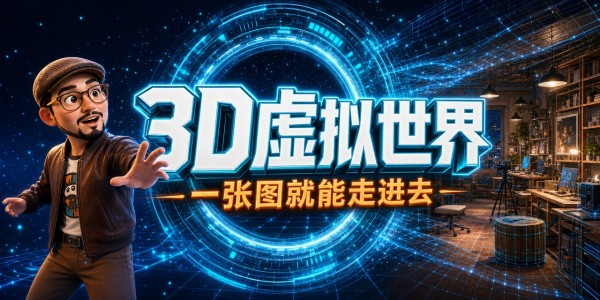 一张图创建3D虚拟世界
