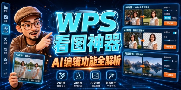 WPS看图神器 | AI编辑功能全解析